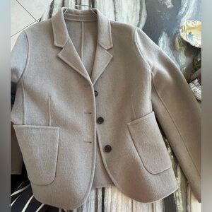 Zara Light Gray Wool Jacket ( fits small)